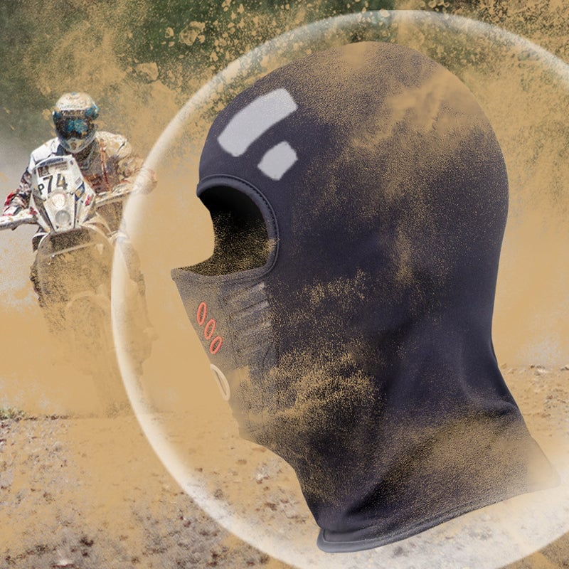 Winterliche, winddichte Thermo-Fleece-Gesichtsmaske für Radfahren und Outdoor-Sportarten.