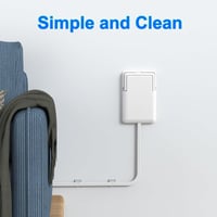 Sakerplus Ultra Thin Flat Plug Power Strip