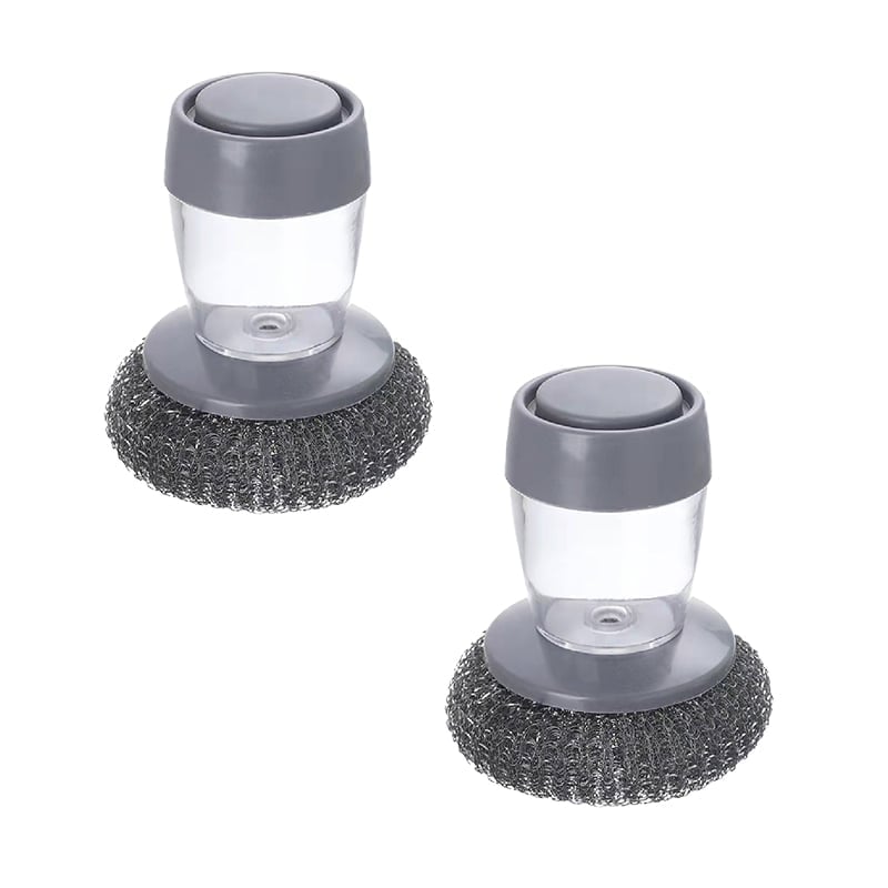 Kitchen Soap Dispensing Palm Brush