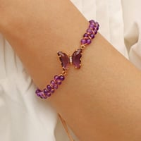 Healing Crystal Butterfly Armband