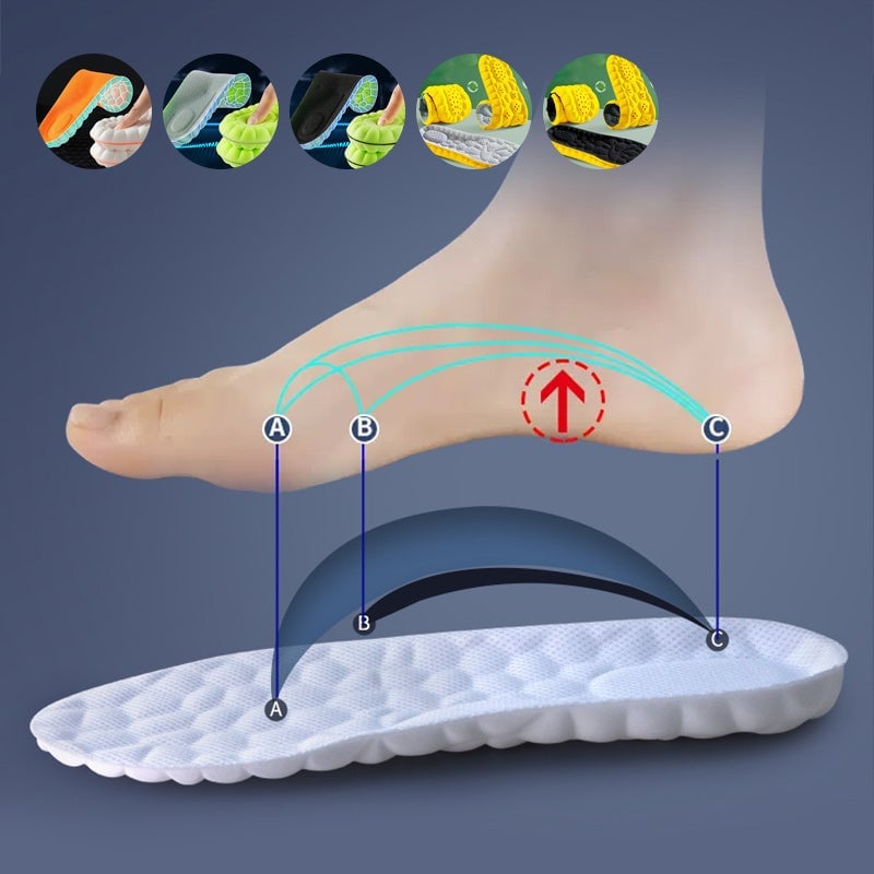 Weiche elastische atmungsaktive Schuh-Einlegesohlen