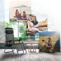 Sakerplus Zero Gravity Lawn Lounge Chairs Set