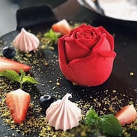 3D siliconen roosvorm ijsblokjesvorm