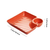 Sakerplus® Sauce Separated Plate