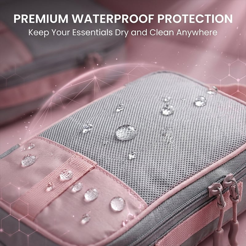 6-Piece Expandable Space-Saving Packing Cubes