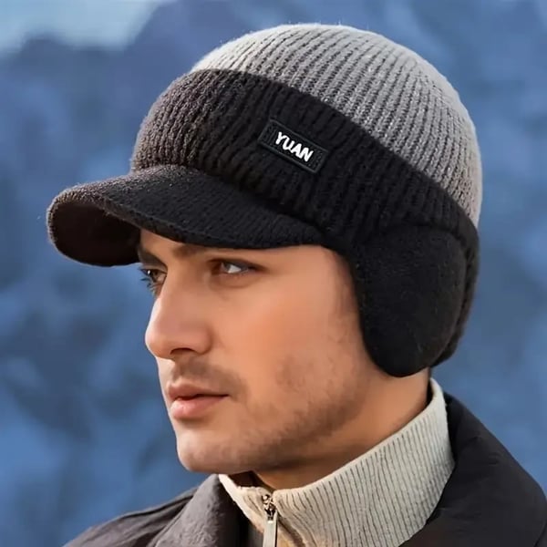 Windproof Thermal Cap with Visor