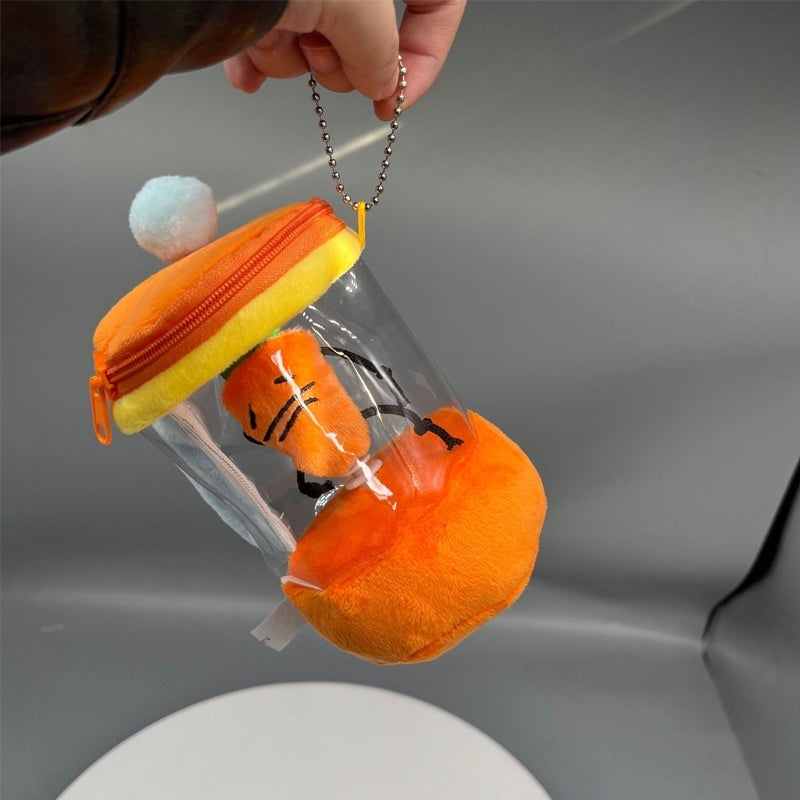 🥕Carrot Juicer Plush Toy – The Cutest Stress Reliever! 🧸✨