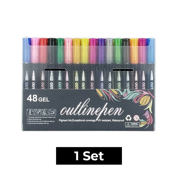 Dreamy Sparkle Dual-Line Contour Pen