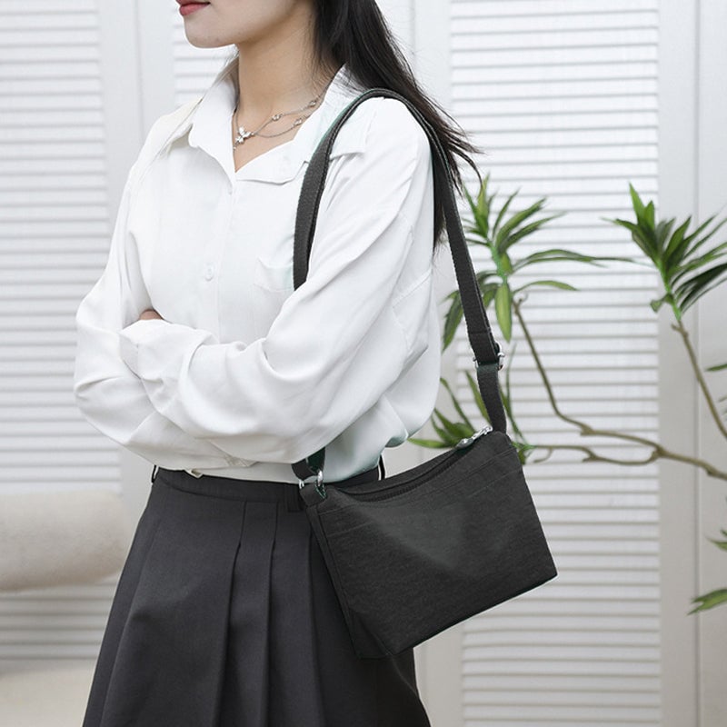 One-shoulder Cross-body Nylon Bag