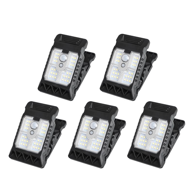 USB & Solar Powered Motion Sensor Clip Lights