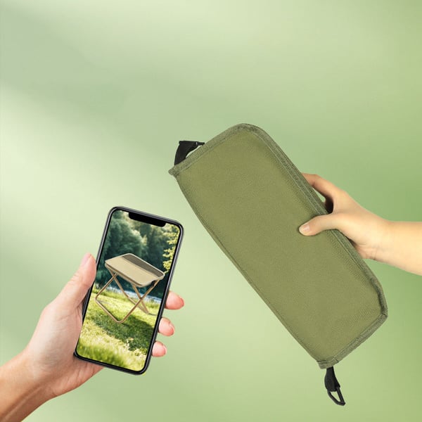 Tragbarer Hockerstuhl zum Bergsteigen und Wandern