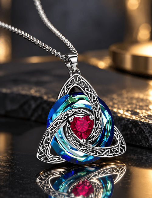 Celtic Birthstone Necklace