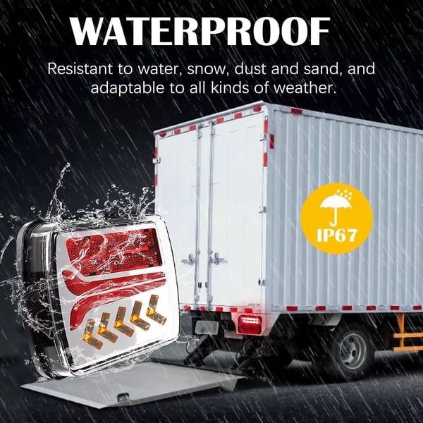 Sakerplus Wireless Trailer Lights Kit