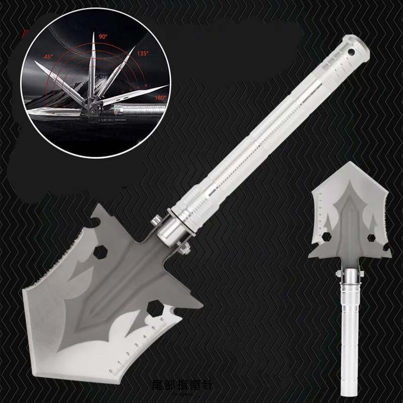 Multifunctional portable outdoor camping engineer shovel