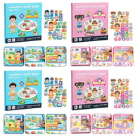 Foldable Magnetic Quiet Book & Magnetic Accessories Set