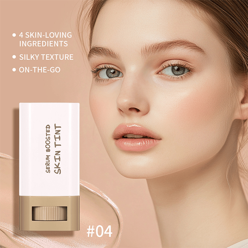 Base de maquillaje en crema, corrector y barra de maquillaje