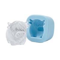 Mini Highland Cow Ice Cube Mold