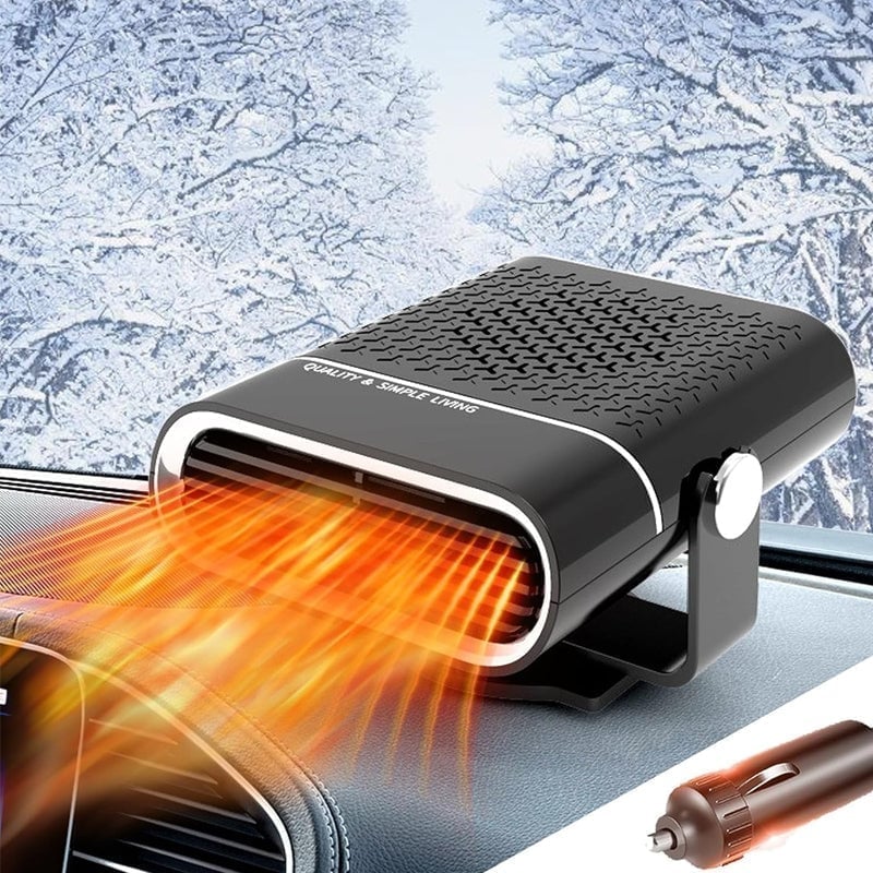 Sakerplus 12V Portable Car Heater Fan