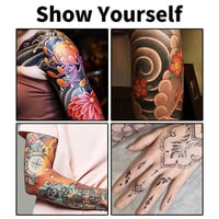 marqueur de tatouage temporaire