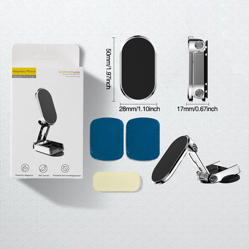 Metalen opvouwbare autotelefoonhouder