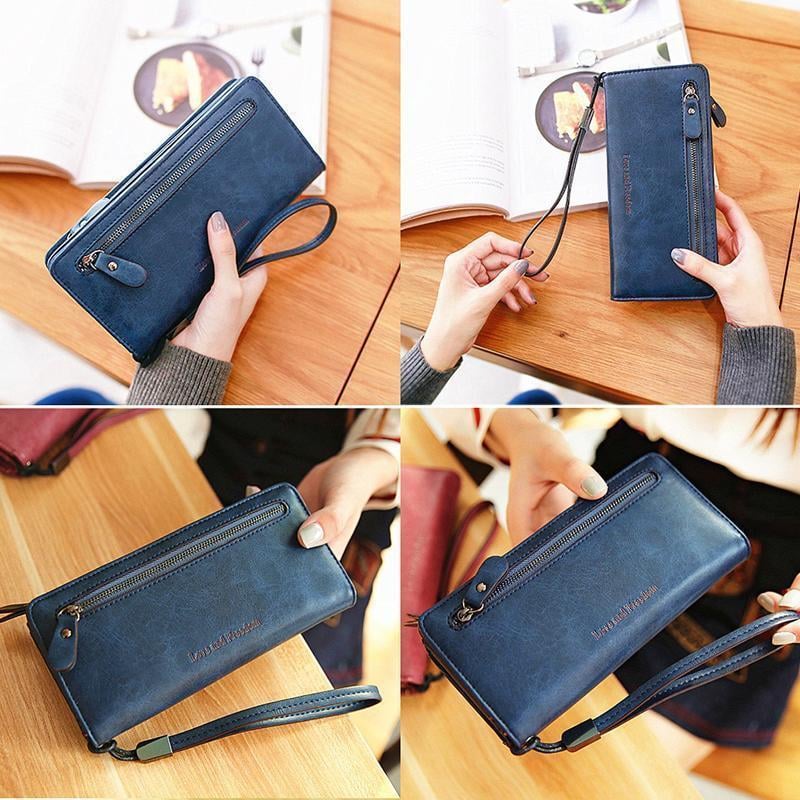 12 Kartenfächer Brieftasche mit großer Kapazität