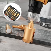 12-Piece Dry Tile Hole Saw Set
