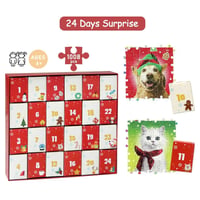 🎄Christmas Advent Calendar Jigsaw Puzzle 🧩【Christmas pet】
