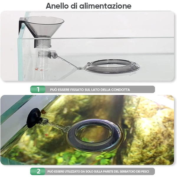 🐟Alimentatore galleggiante per acquario