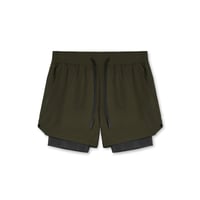 Löparshorts 2 i 1 för män