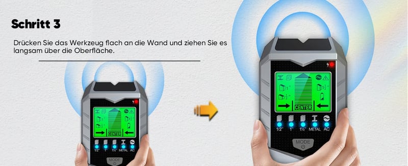 Sakerplus 5-in-1-Wandscanner