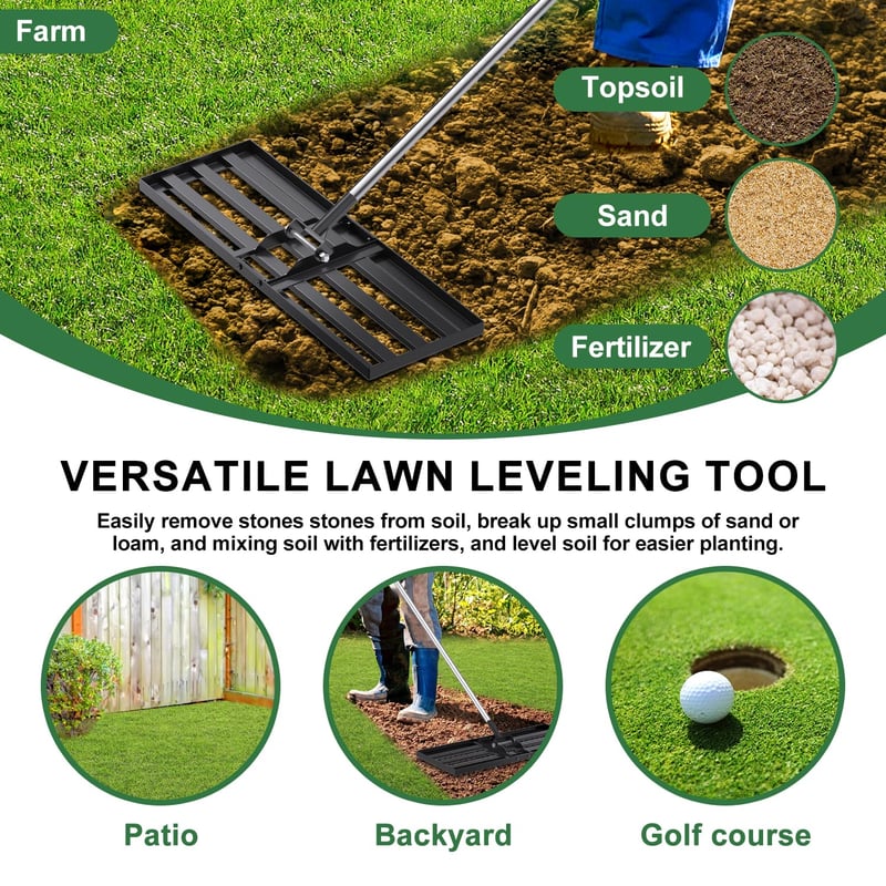 Lawn Leveling Rake (Only Deliver to the US)
