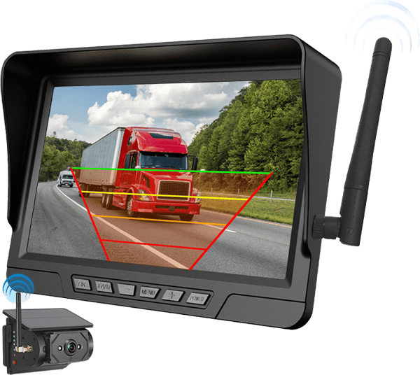 Sakerplus Magnetic Solar Wireless Backup Camera