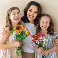 Flower Bouquet Building Block Advent Calendar Set