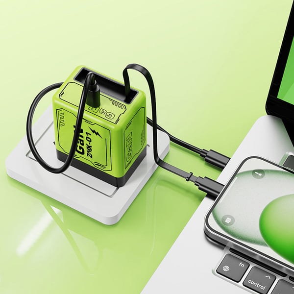 120W GaN dual-port PD fast charging head