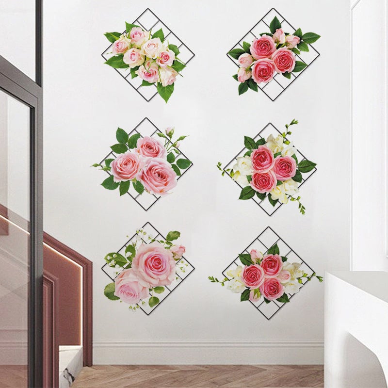 Autocollant Mural 3D Plante Verte