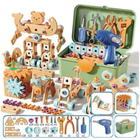 Creative Electric Drill Toy Repair Toolbox