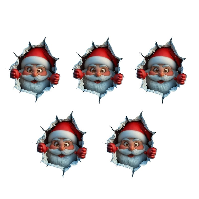 🎅Santa Claus Wall Sticker Set
