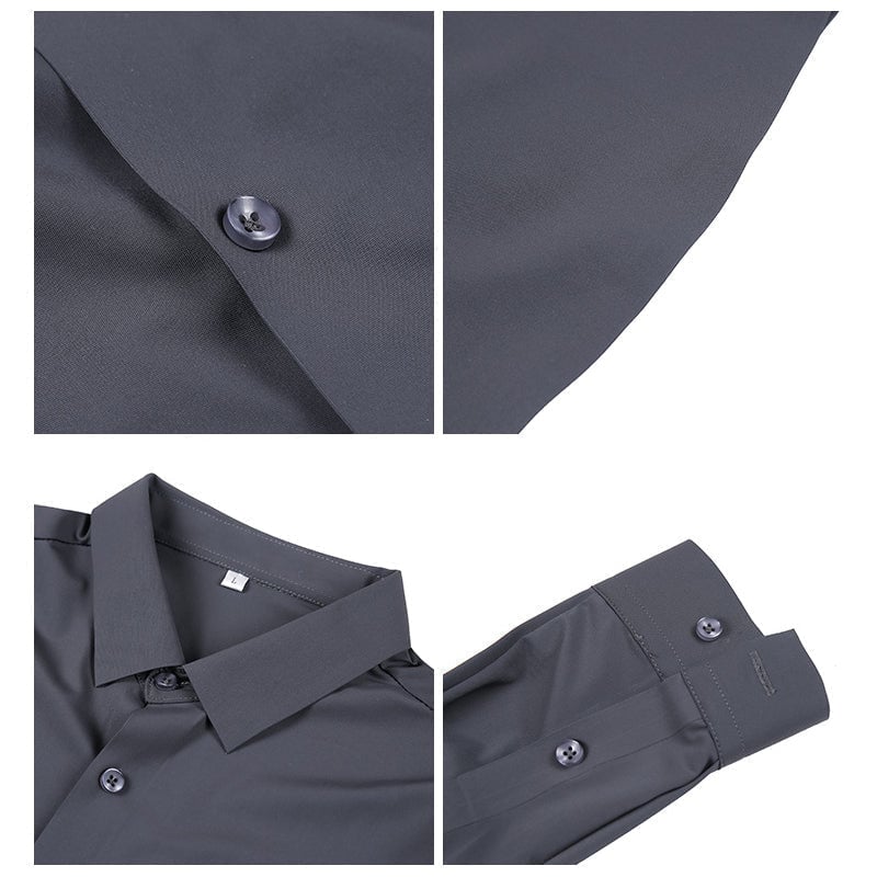 Camisa de hombre de alta elasticidad non-iron