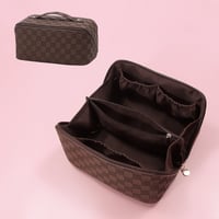 Vintage Pattern Handheld Makeup Bag