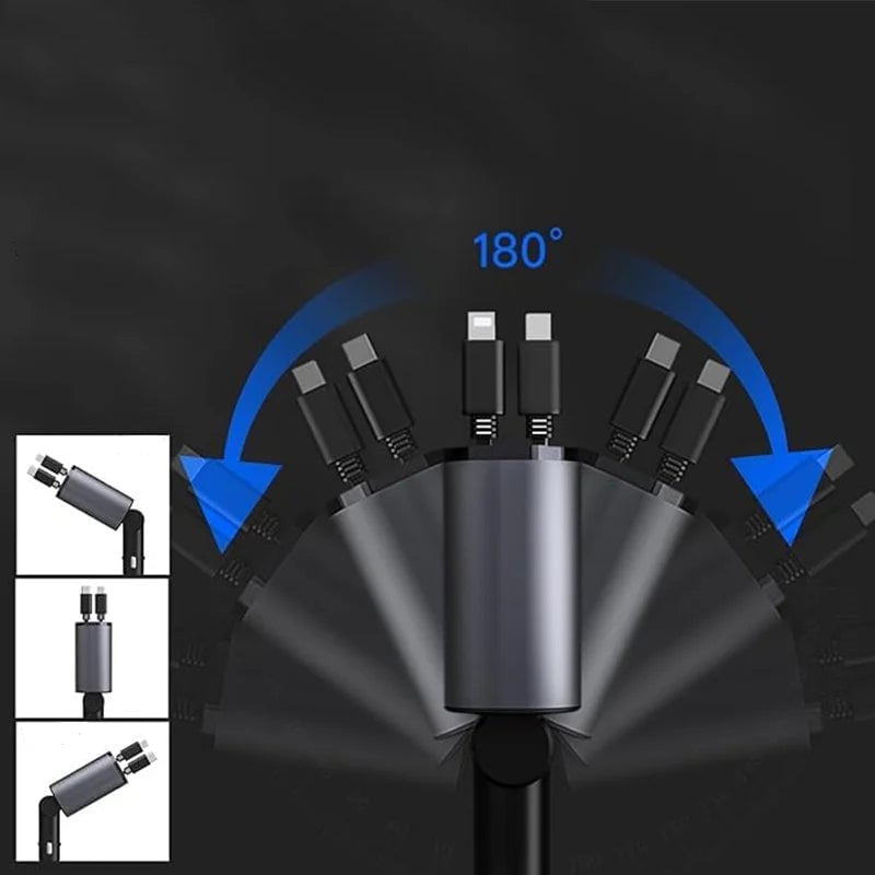 4 in 1 intrekbare autolader