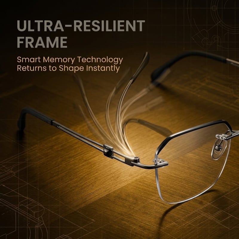 Diamond Edge Frameless Glasses