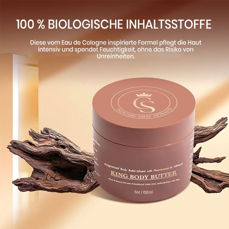 Königlich duftende Body Butter für Männer