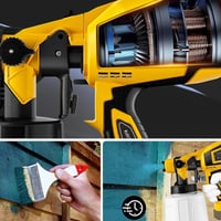 Removable electric paint gun