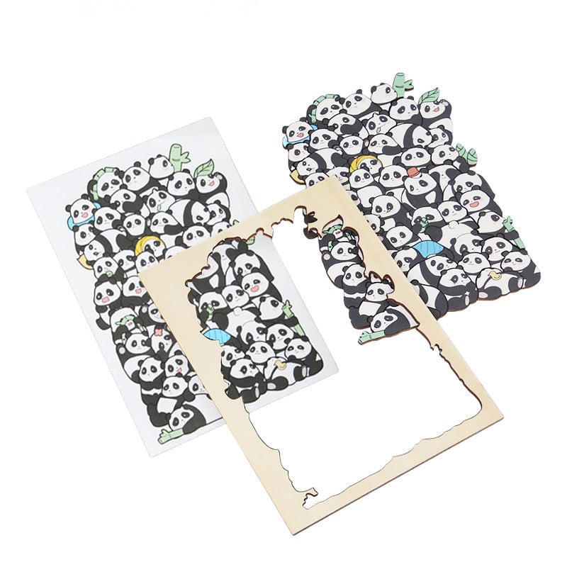 Tier-Stapelspiel Holzpuzzle Lernspielzeug Set