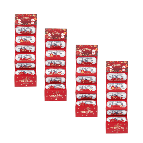 Sakerplus Foldable 6-Slot Christmas Red Envelope