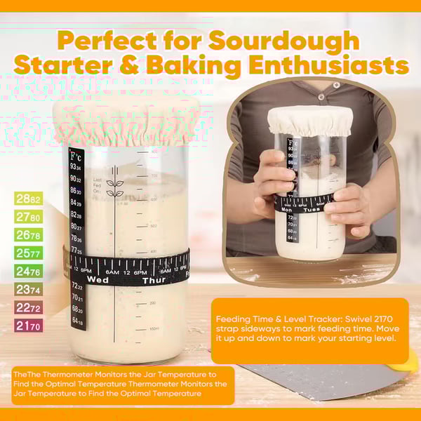 Sakerplus® Sourdough Baking Essentials Starter Set