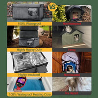 Saker Premium Heated Cat House