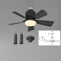Kexon™ Portable Small Ceiling Fans with Lights
