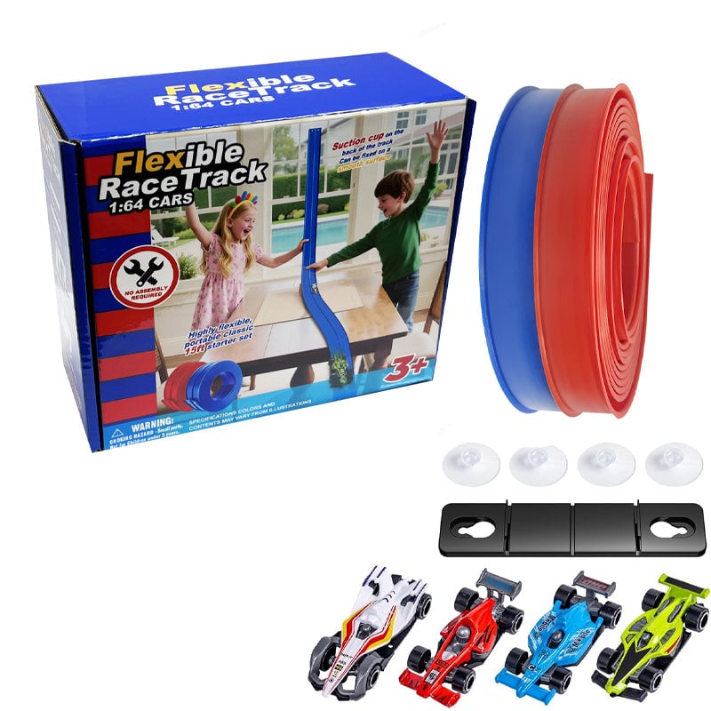 DIY Dual-Lane PVC Car Track