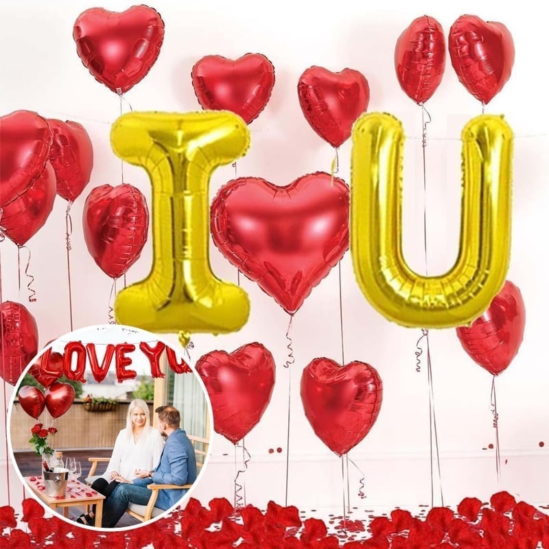 Valentinstag-Ballondekorationen